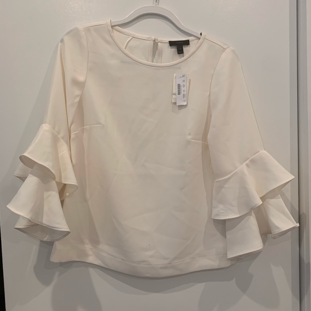 Cream colored Jcrew Blouse